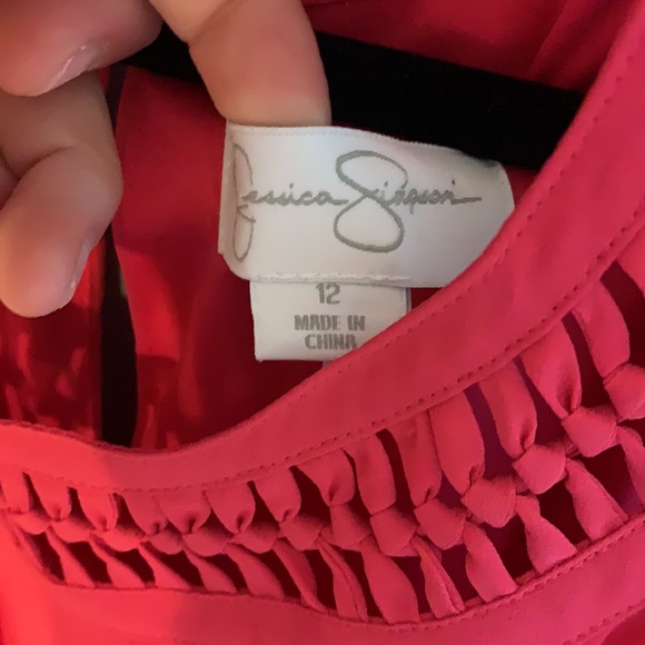 Hot Pink Jessica Simpson Dress size 12 - Picture 4 of 6